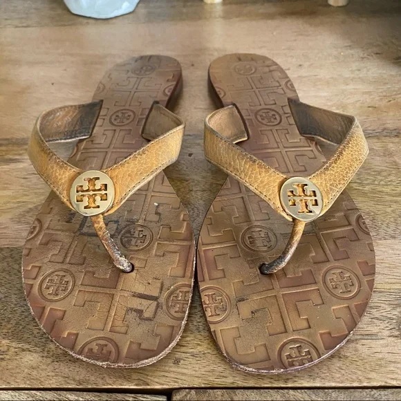 TORY BURCH THONG “ TORA SANDALS - Picture 1 of 11